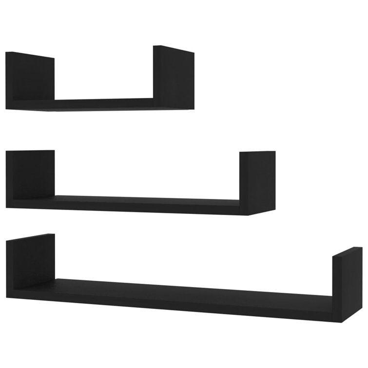 Latitude Run Lakedria 3 Piece Floating Shelf Wayfair.co.uk